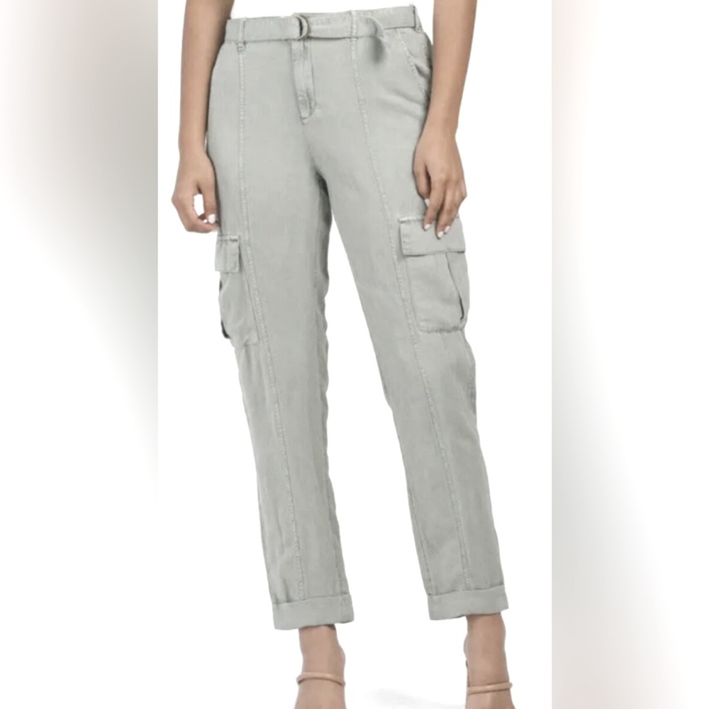 Nicole Miller | Linen Women’s XL Green Cargo Pants
